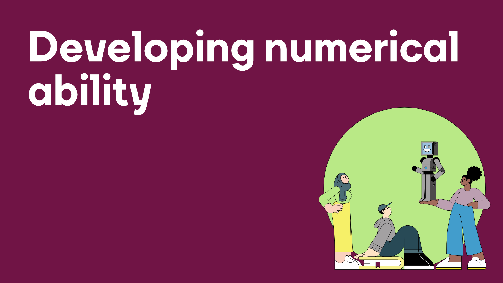 Developing numerical ability